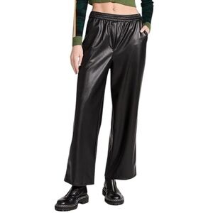 Velvet by Graham & Spencer | Women’s Black Wide Leg Vegan Leather Pants XL NWT